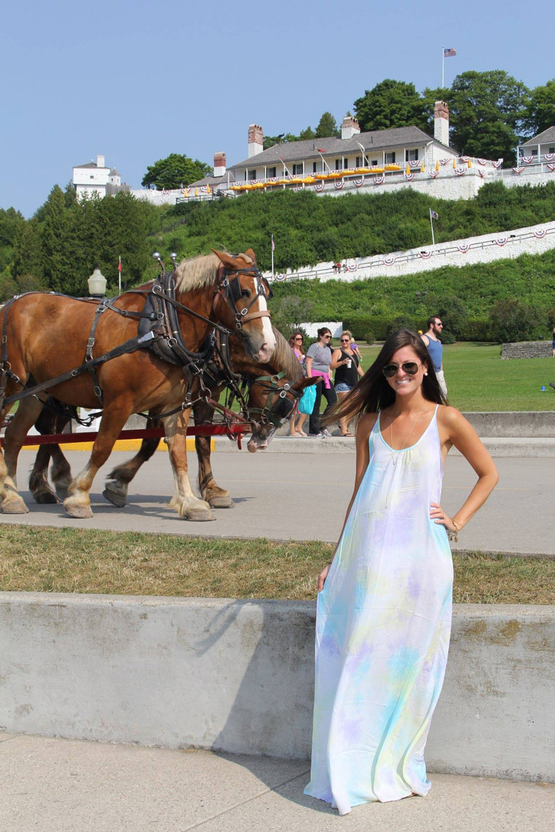 Tie-Dye Summer Maxi Dress