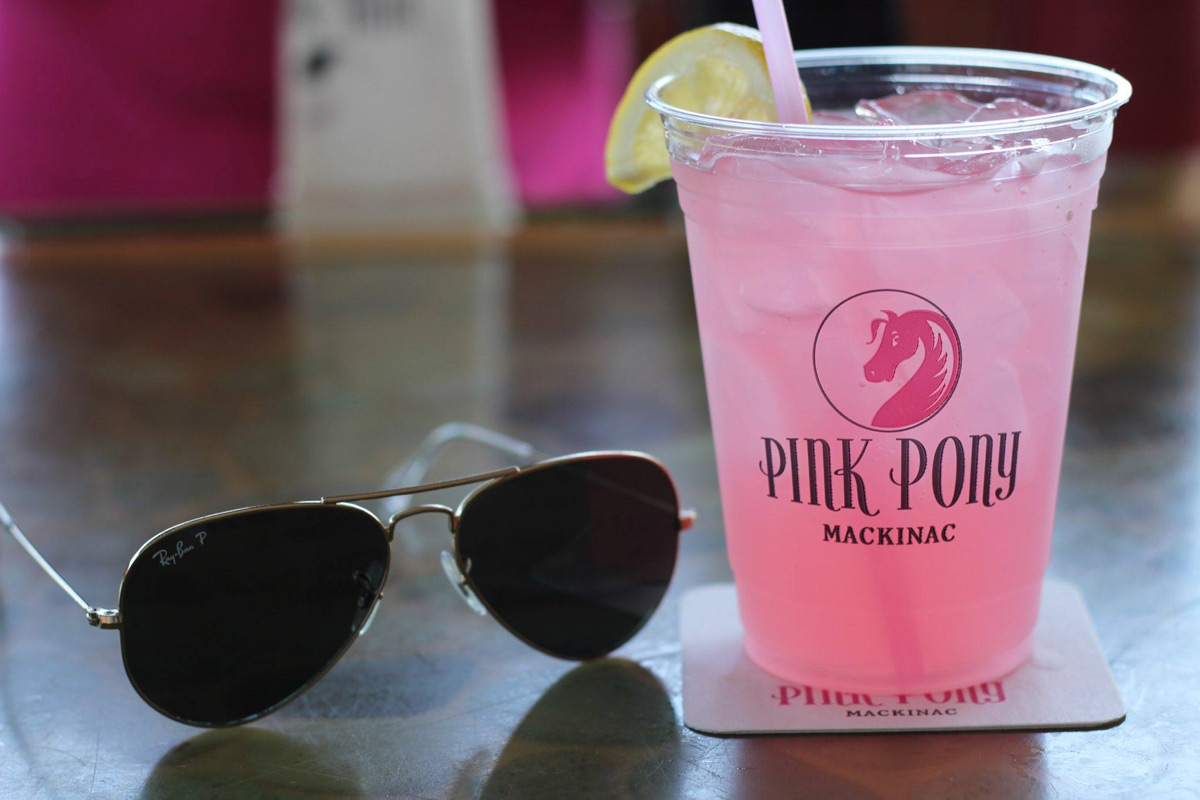 Mackinac Island Pink Pony