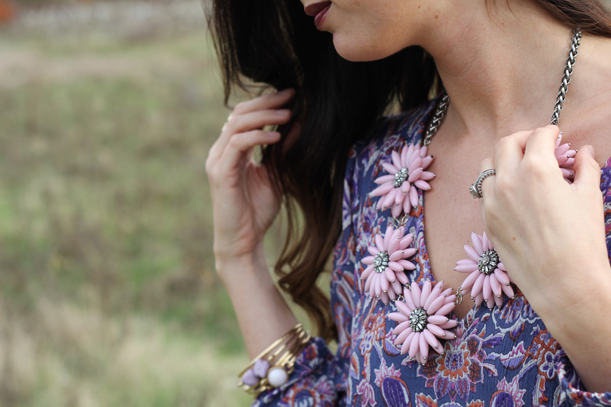Statement Flower Necklace