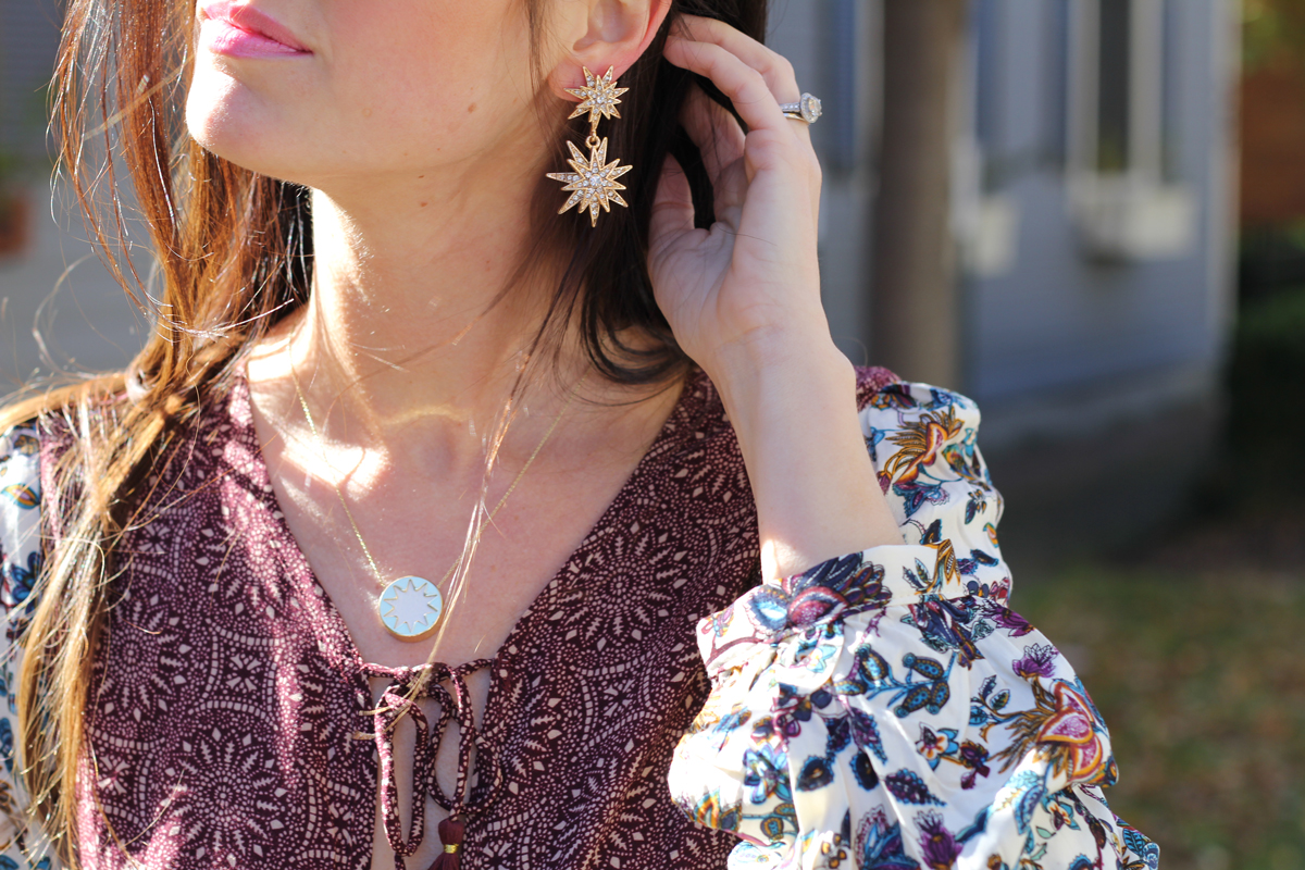 Star Statement Earrings