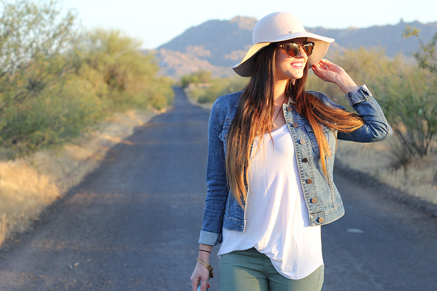 Jean Jacket and Moto Leggings