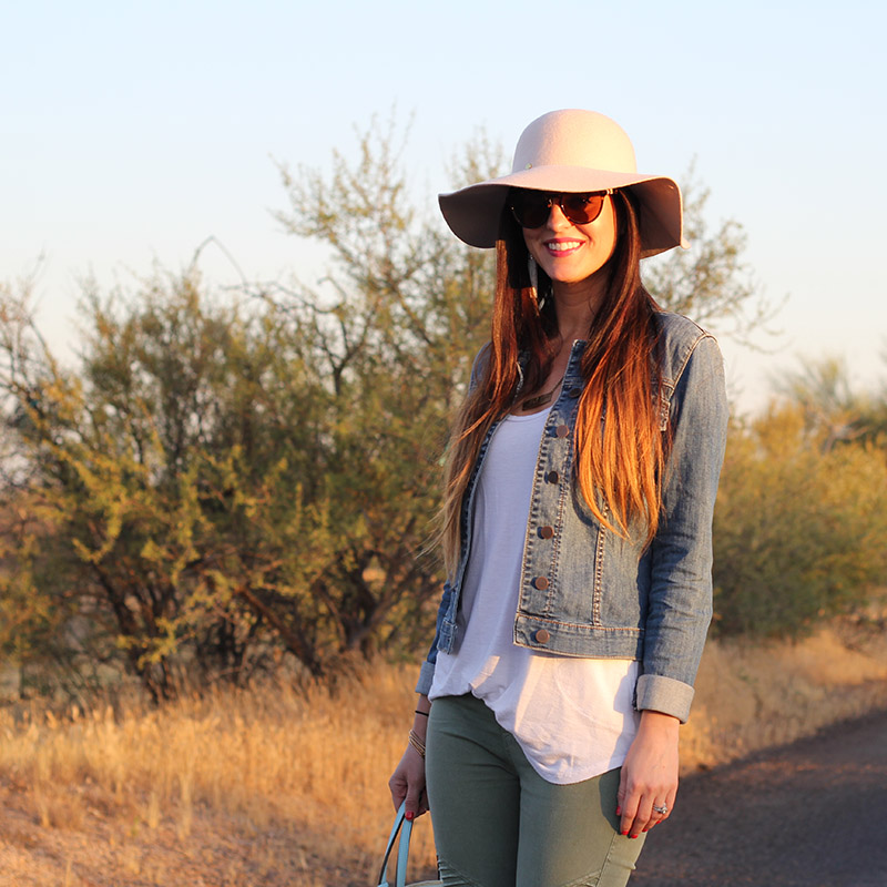 Jean Jacket and Moto Leggings