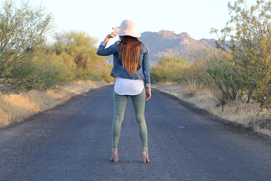 Jean Jacket and Moto Leggings