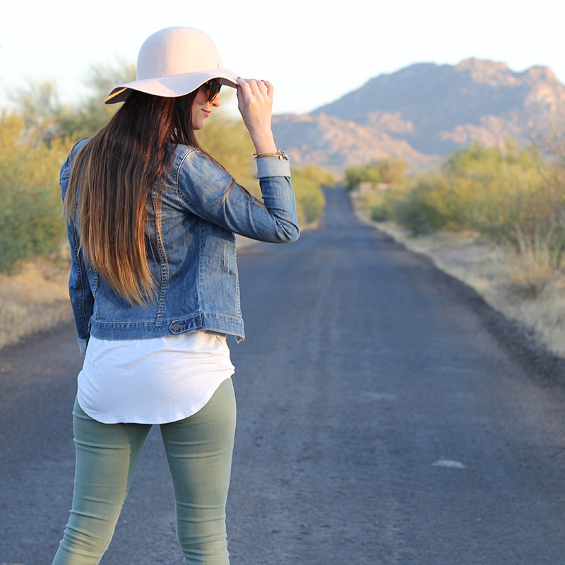 Jean Jacket and Moto Leggings